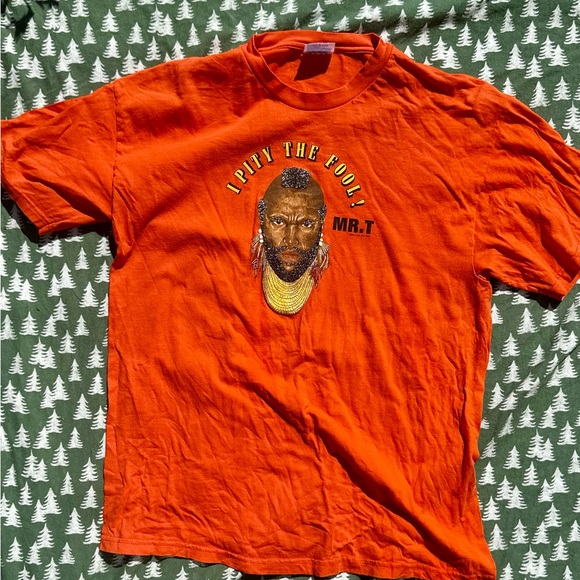 Vintage 2000 Mr. T I Pity The Fool T Shirt Men's Large The A Team - Picture 1 of 6